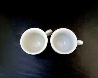 Par de tazas de café espresso Illy coleccionables, clásicas tazas