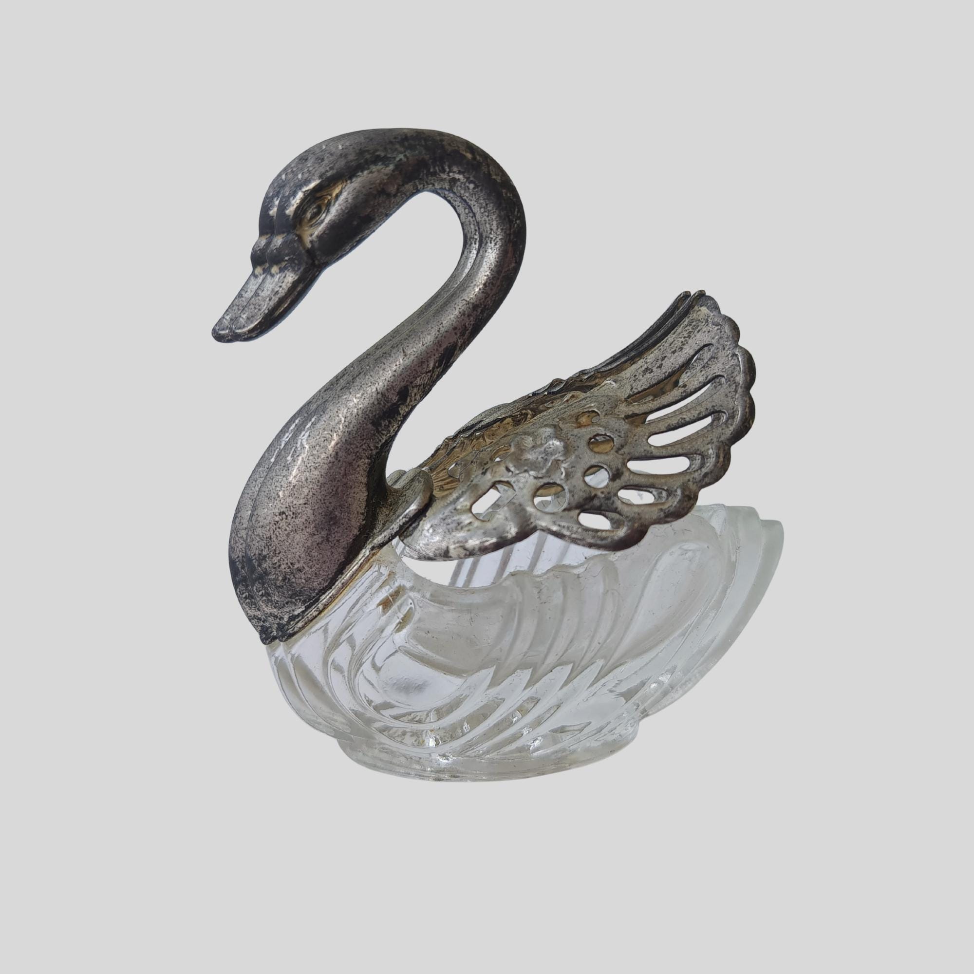 Italian glass swan - Etsy 日本