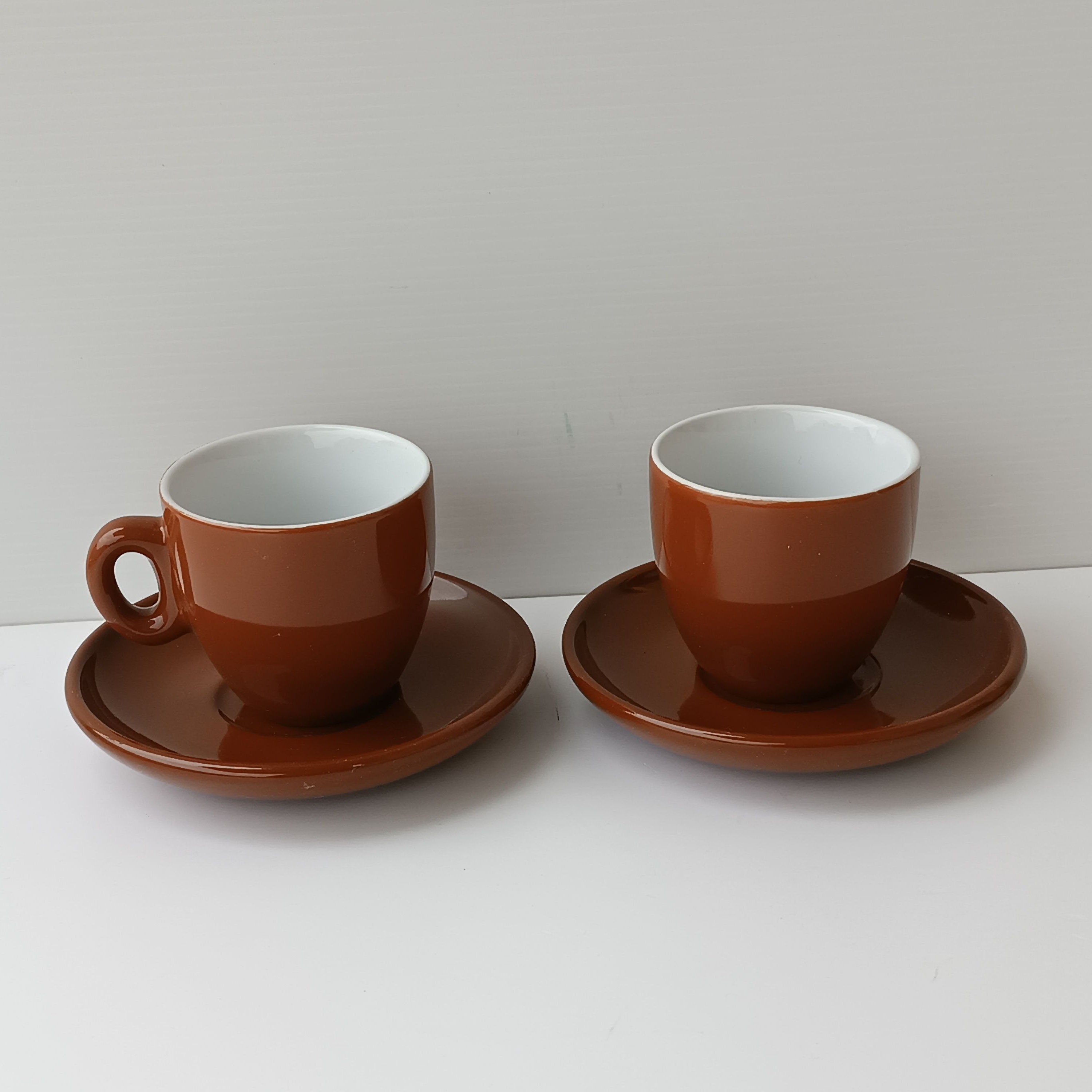 Nice Pair of Original ACF Espresso Cups, Decaffeinato Sereno Bar Cups, Italian  Espresso Cups, Made in Italy 
