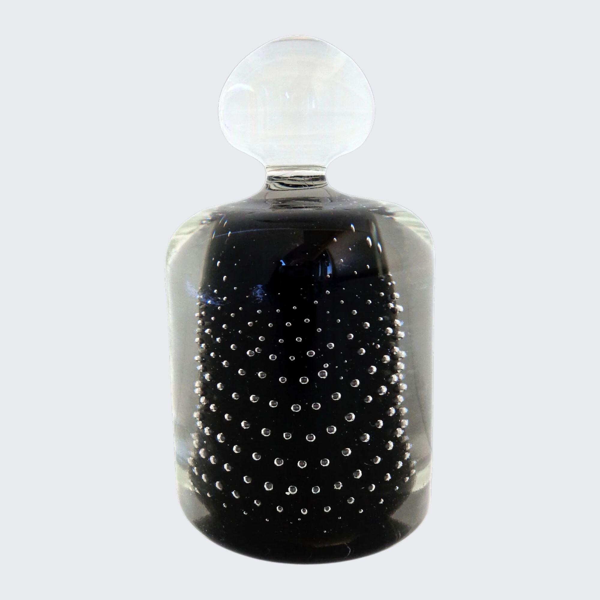 Collectible Pretty Murano Art glass in the form of weights for scales Paperweight with Trapped Air Bubbles Murano glass objects Heavy glass