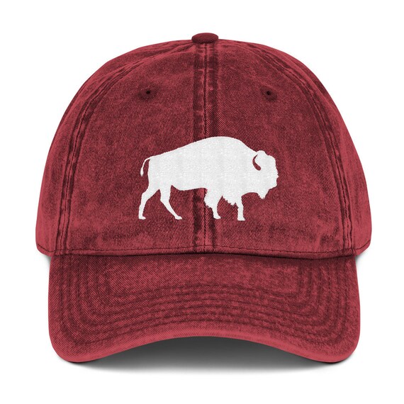 Bison Hat / Buffalo Strapback Hat 