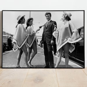 Retro Western Movie Backstage Poster Photo Print Retro Photography Home Decor Wall Art