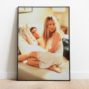 Carrie und Mr Big Poster Foto Print Fotografie Wohnkultur Wandkunst