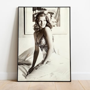 Rita Hayworth Poster Photo Print Retro Photography Home Decor Wall Art