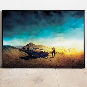 Desert Road Poster Graphic Digital Photo Print Gift Home Decor Wall Art