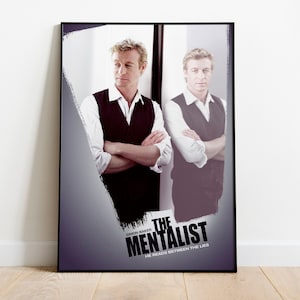 Mentalist Poster Patrick Jane Graphic Photo Print Gift Home Decor Wall Art