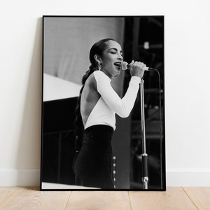 Sade Adu Poster Photo Print Music Photography Home Decor Wall Art