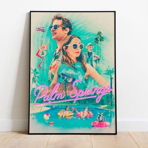 Palm Springs Poster Graphic Digital Photo Print Home Decor Wall Art