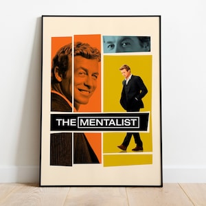 Mentalist Poster Patrick Jane Graphic Photo Print Gift Home Decor Wall Art
