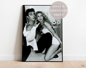 Carrie & Mr. Big Poster A1 A2 A3 A4 print size, Photo Print (Digital Download)