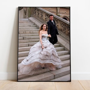 Carrie and Mr Big Poster Foto Print Fotografie Wohnkultur