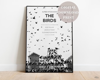 The Birds Digital Download Poster Instant Download Photo Print