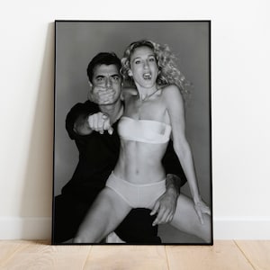 Carrie und Mr Big Poster Foto Print Fotografie Wohnkultur Wandkunst