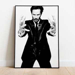 Keanu Reeves Poster Photo Print Home Decor Wall Art