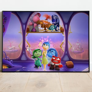 Charaktere der Emotionen Poster Grafik Foto Druck Wohnkultur Geschenk Wandkunst