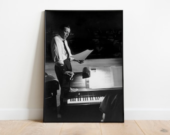 Retro Music Photography Poster Frank Sinatra Photo Print Gift Home Decor Wall Art