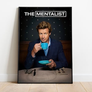 Mentalist Poster Patrick Jane Graphic Photo Print Gift Home Decor Wall Art