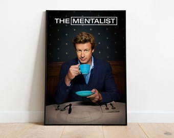 Mentalist Poster Patrick Jane Graphic Photo Print Gift Home Decor Wall Art