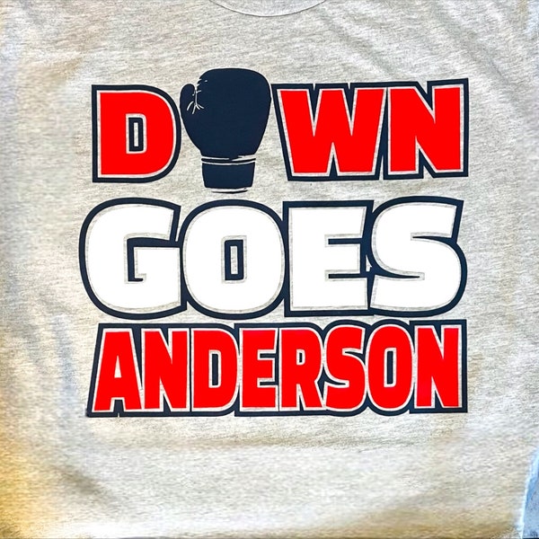 Cleveland Down Goes Anderson T-Shirt, Cleveland Guardians Jose Ramirez Shirt, Plus Size Graphic Baseball Tee, Shirt for Gifting, Ramirez Tee