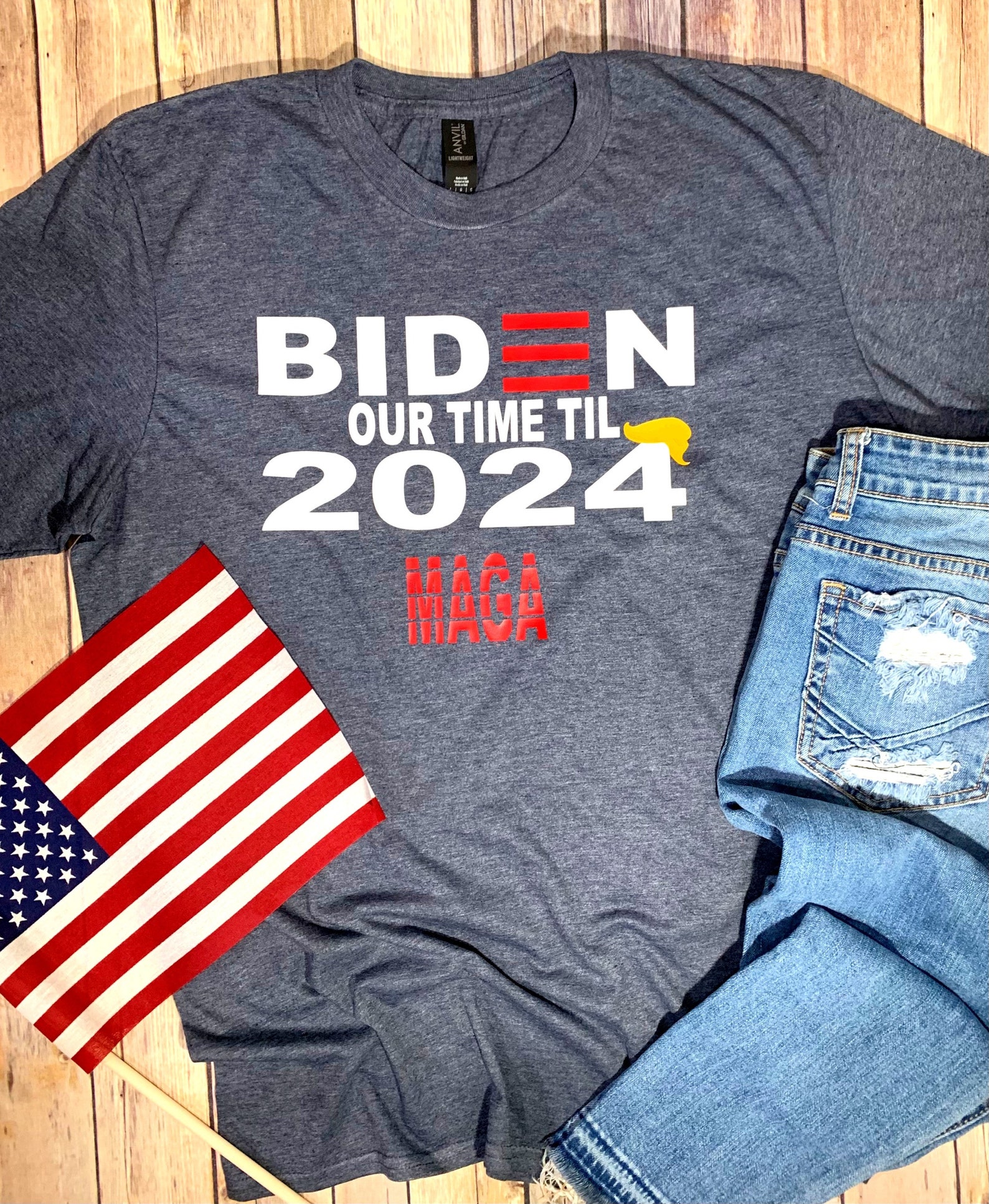 Trump 2024 TShirt Biden Our Time til 2024 Tee Unisex Etsy