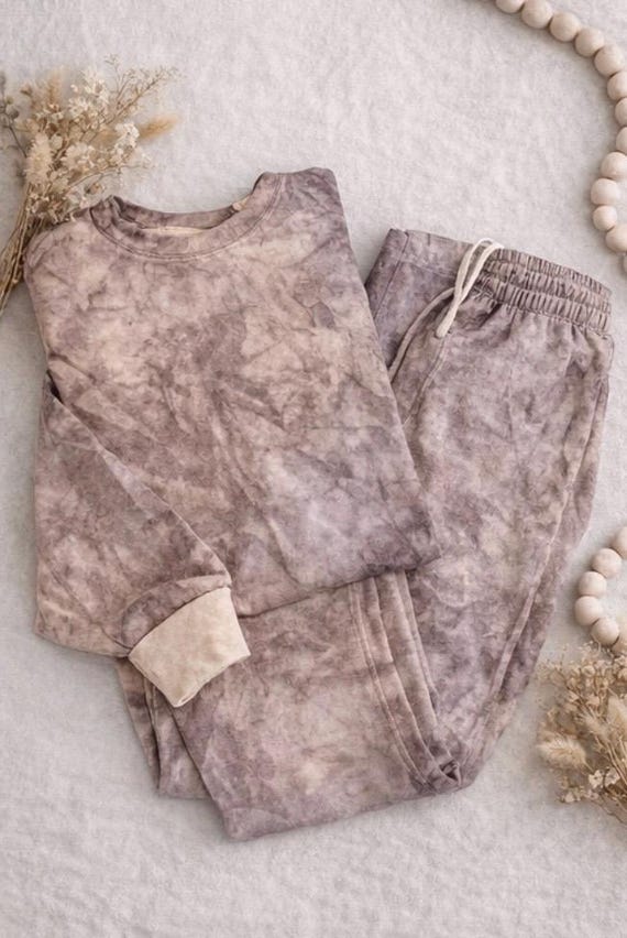 Unisex Marbled Tie Dye Sweatpants with Pockets, Plus Size Loungewear, Long, Fleece Sweatpants