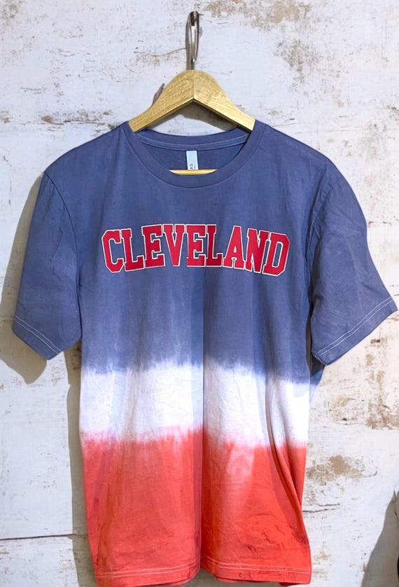 Cleveland Guardians Baseball Shirt: Tie Dye MLB Tee, Plus Size