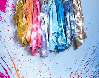 Tie Dye Lounge Shorts: Comfy Cotton Blend, Summer Vibes