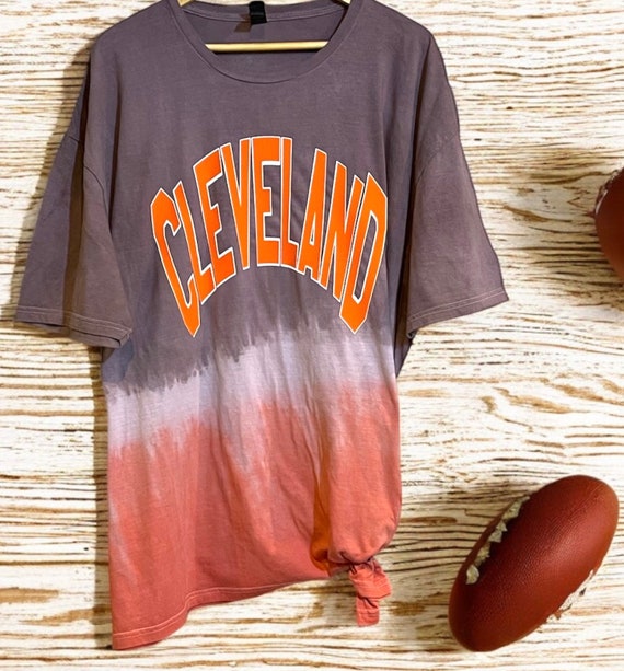 Cleveland Browns T-Shirt: Vibrant Tie Dye Football Fan Gift