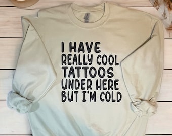 Tattoo Lover Unisex Oversized Sweatshirt, Plus Size Options Available, Graphic Tattoo Shirt, Unique Ink Apparel,  Sizes Small - 3X
