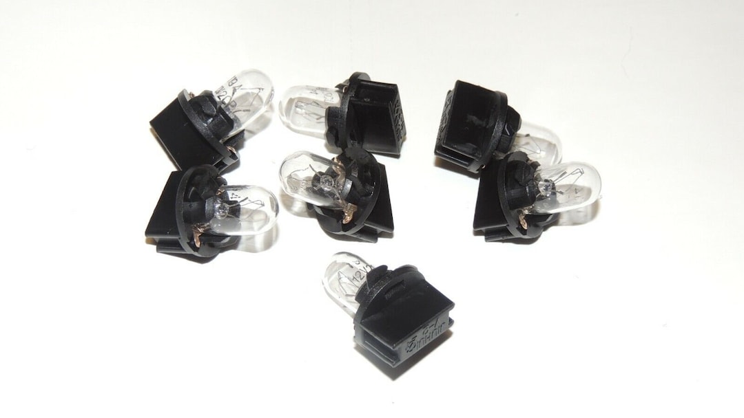 Gauge Cluster Lights Bulbs + Sockets For Ford F100 F250 F350 1970-1972 – 194 Bulbs, 2-Pack