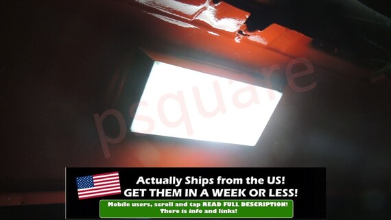 thumbnail image 2 of Chrome Metal License Plate Light Cover Lens – Fits Ford F-100 / F-350 & Wagon 1973-1979 2 of 4