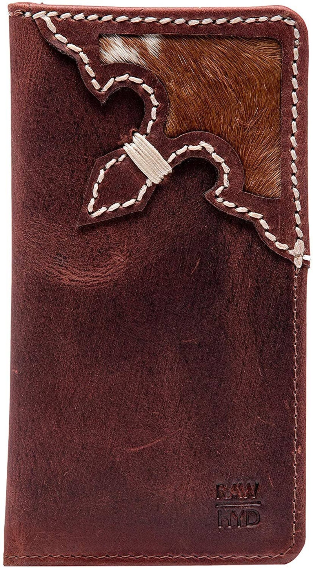 Western Full Grain Handmade Leather Long Bifold Rodeo Wallet - Etsy
