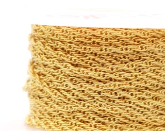 14K Gold Filled Rope Chain, 2 mm Chain, Wholesale Pricing, (GF-137)