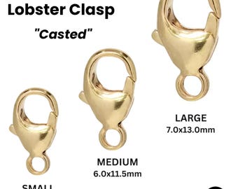 14K Gold Filled Oval Trigger Clasp, Bulk Savings Available, GF-471)