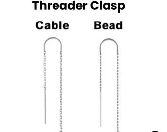Sterling Silver Threader Earrings, Wholesale Bulk Pricing, (SS-502)