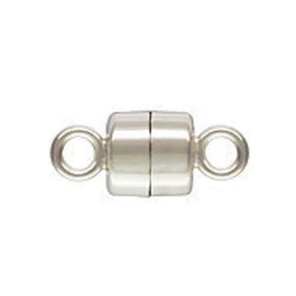 Sterling Silver Magnetic Clasp 4.5mm, Made in USA, (SS-877)