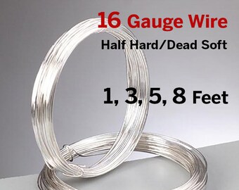 5 feet 999 Pure SILVER soft wire 34 GAUGE Cord Thread DIY Craft 