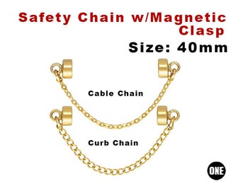 Gold chain deals safety clasp