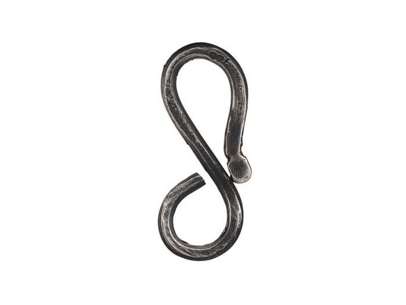 Sterling Silver Gold Vermeil S Hook Clasp, Multiple Options, SS-1064 