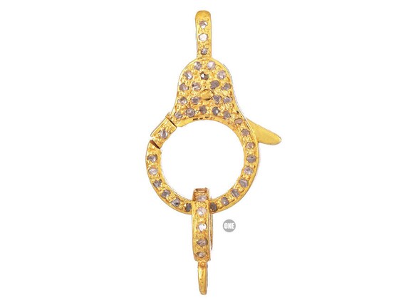 Pave diamond lobster best sale clasp