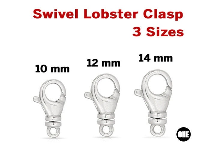 Swivel Clips - 3/4 Inch - Lobster Clasp - 19mm - Swivel Hooks - Bag