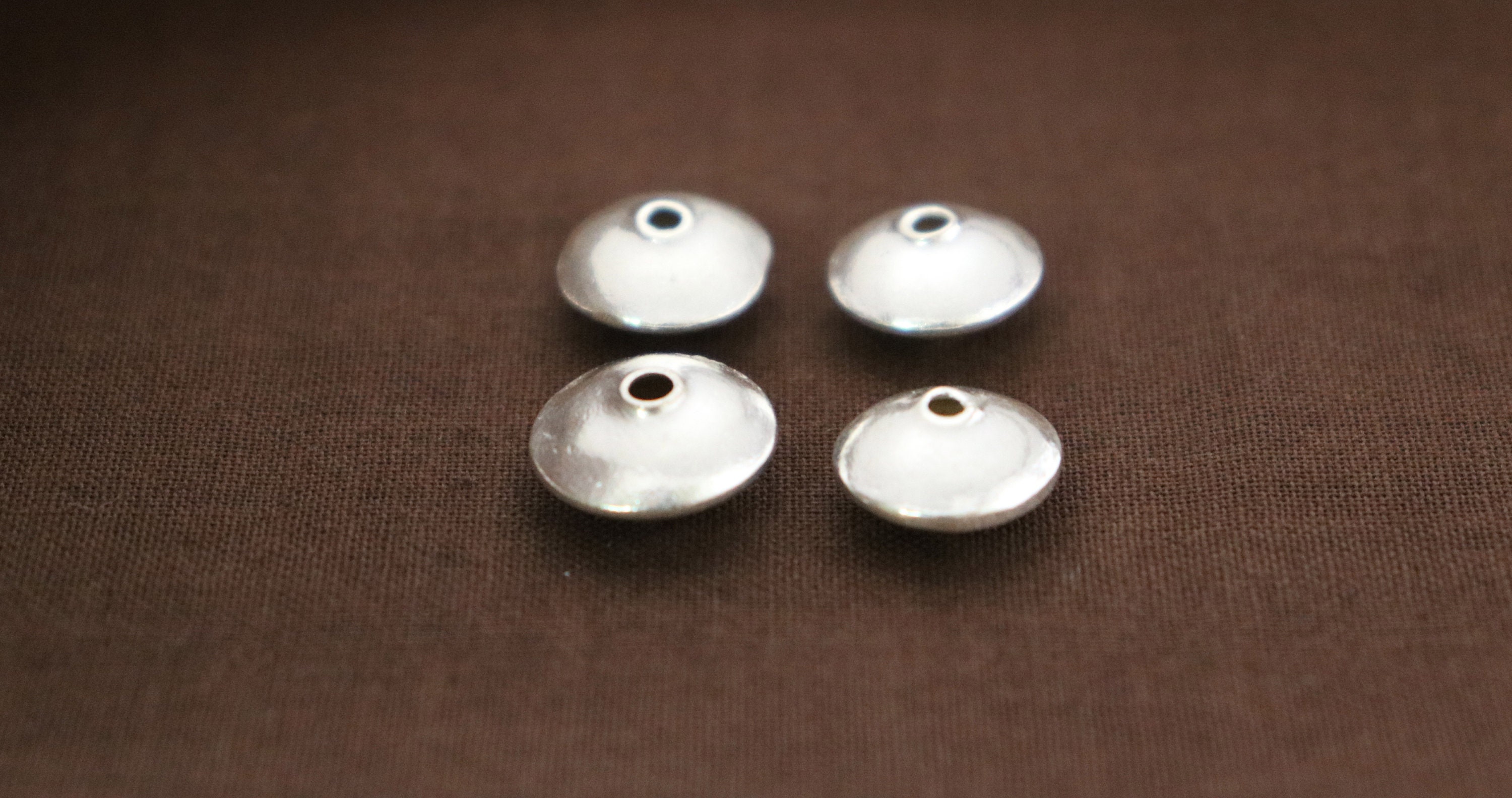 2 of Karen Hill Tribe Silver Saucer Beads TH-8191-191 - Etsy