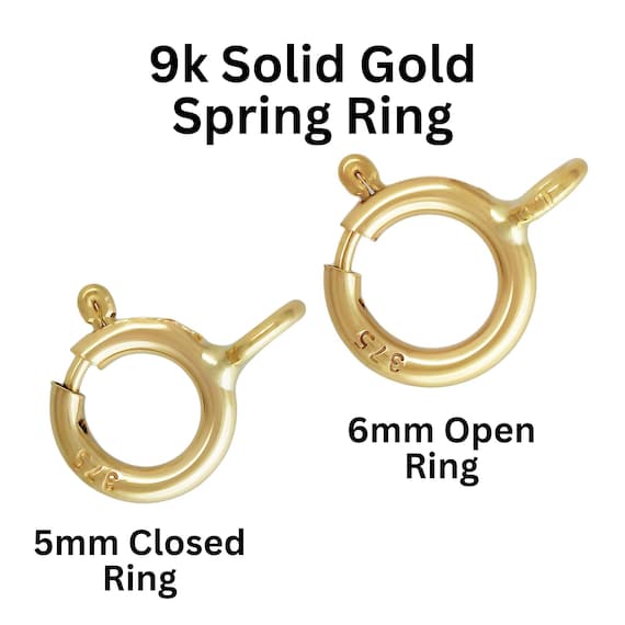 Fermoir Prix Or Carats Fermoir Anneau à Ressort En Or Massif