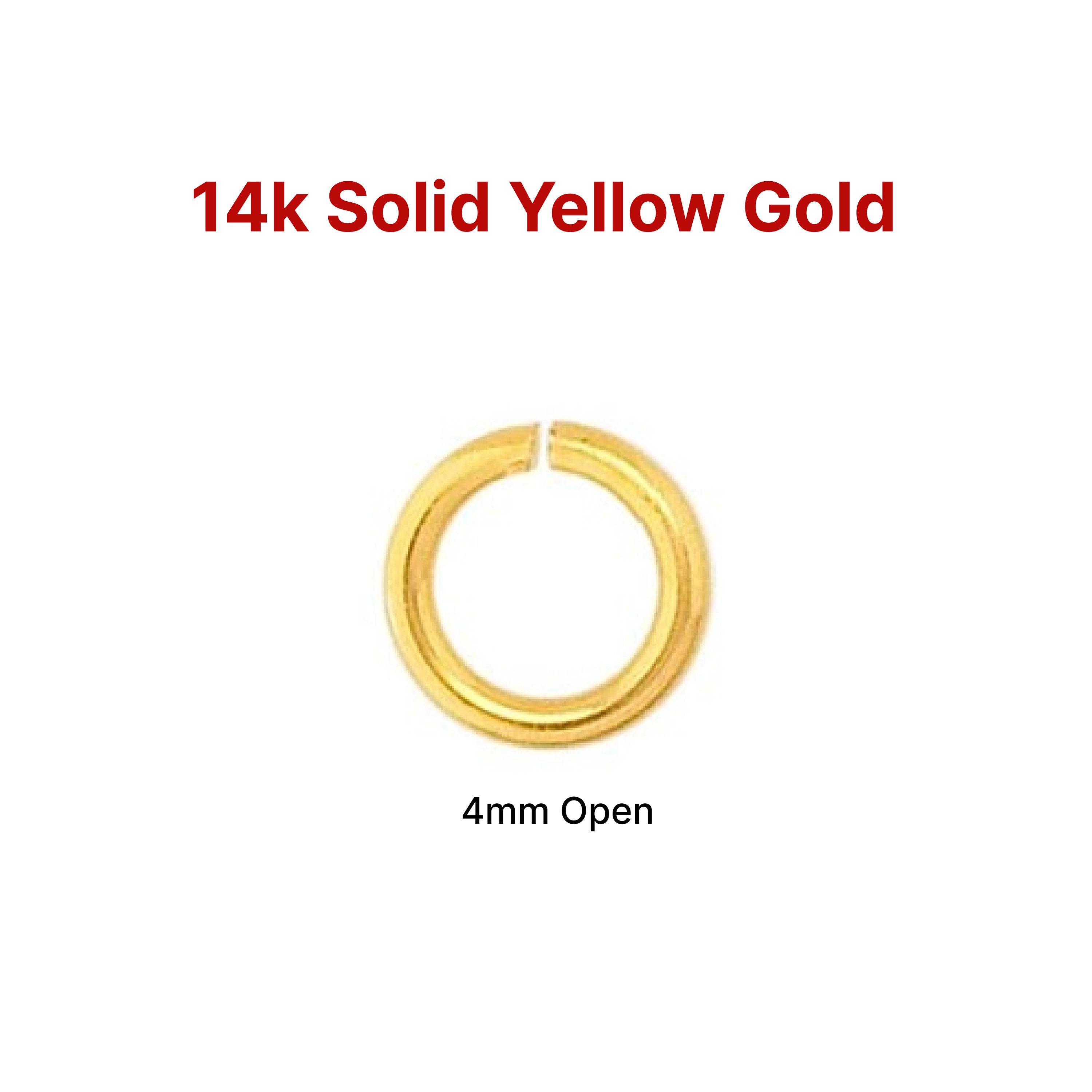14k Yellow Gold Jump Ring