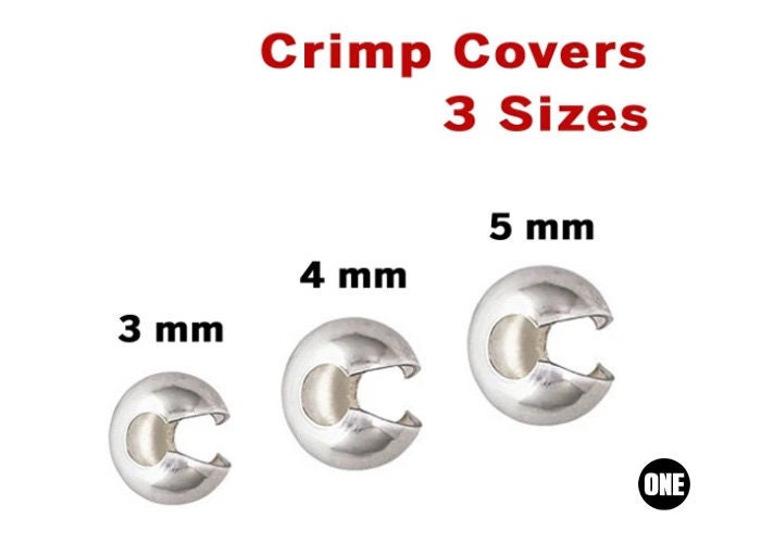 25 Pieces 3mm Crimp Covers 14K Rose Gold Filled Crimp Bead Cover F59RGF 