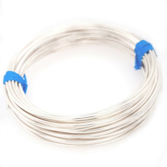 Sterling Silver Round Dead Soft Wire, 16-18-20-22-24-26-28 GA, (W-SS-DS)