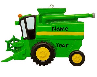 Farm Equipment Personalized Christmas Tree Ornament 2023 | Christmas Decoration Ornament | Forage Harvester Ornament