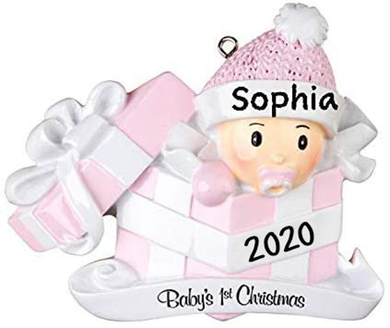 Personalized Baby's 1st Christmas Tree Ornament 2020 Etsy