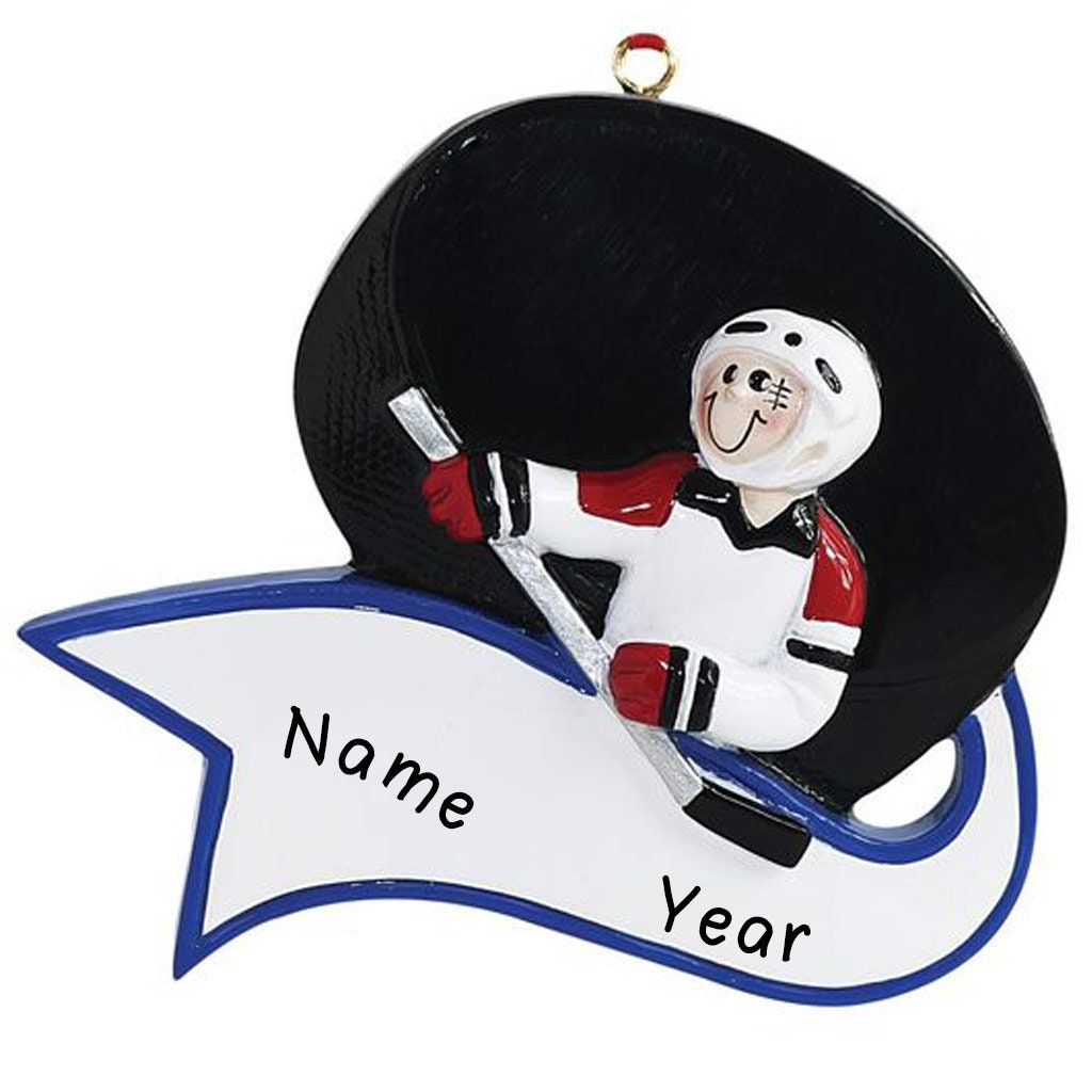 Personalized Hockey Ornament Personalized Snowball Fun Family Christmas  Ornament - Family Of 5 Hockey Skates Ornament