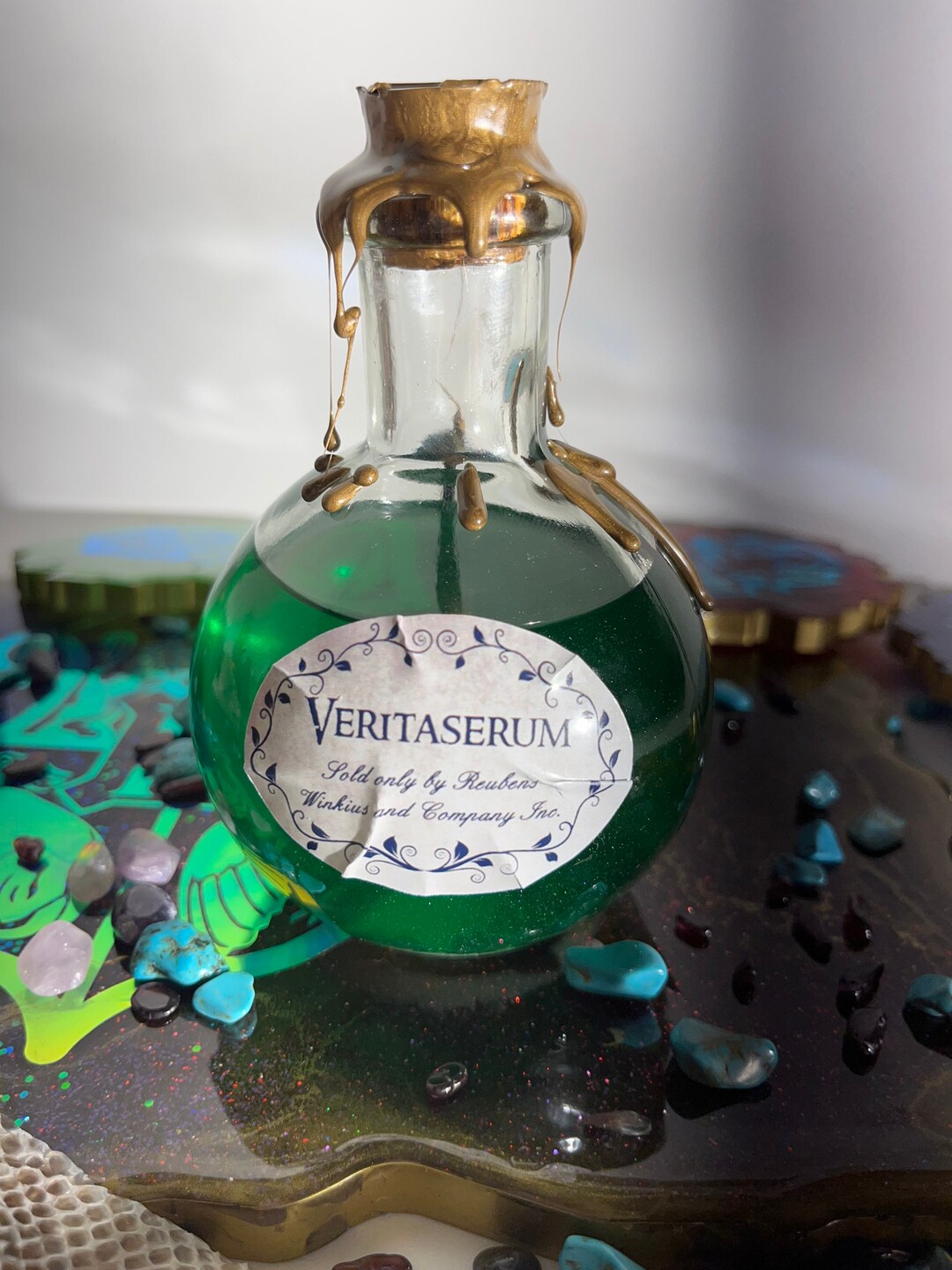 Veritaserum, A Decor Magic Potion Bottle, Witches Apothecary Jar ...